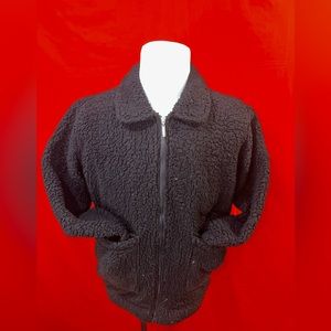 Cozy Black Sherpa Jacket